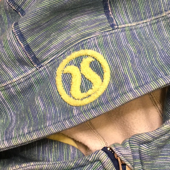 Lululemon Scuba Hoodie Wee Are From Space Printed Polar Cream Clarity Yellow - Picture 2 of 8